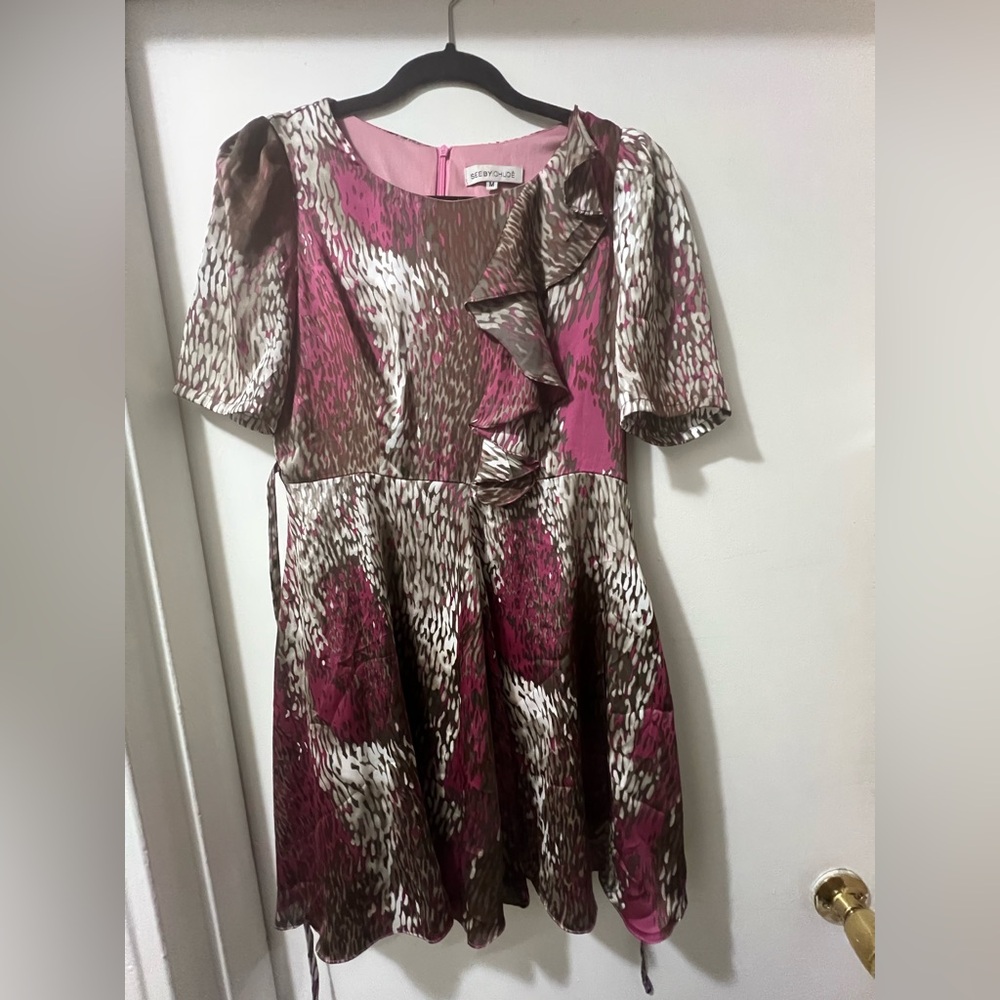 See by CHLOE silk mini dress